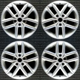5xk99xzaaa Jeep Grand Cherokee Hyper Silver 18 Inch Oem Wheel Set 2017 To 2018