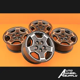 6pj79trmaa Jeep Gladiator 2021-2023 Black Machined 17 Inch Oem Set Of 4 Wheels Rims