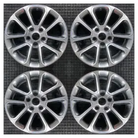 7az97ls1aa Jeep Set 2014 2016 2022 Grand Cherokee Wk Oem Machined Charcoal Wheels Rims 9136