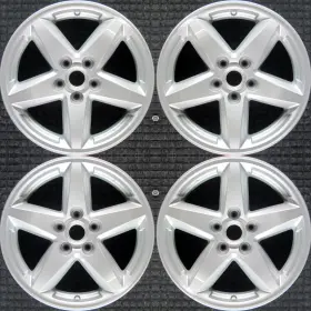 9085 Jeep Liberty All Silver 17 Inch Oem Wheel Set 2008 To 2012