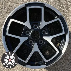 9327 Jeep Wrangler Gladiator 2024 Factory Oem Wheel 17 Inch Rim Black/machined #a