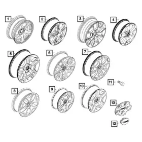 6wu27dd5aa Jeep Oe For Renegade 2019-2022 Wheel