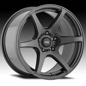 K Nig Tm76510456 Konig Tm Tandem Gloss Graphite 16x7.5 5x100 45mm