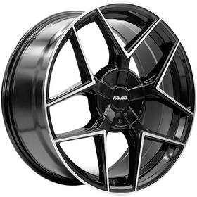 Kalon 201ab-1880eh40 201 Falcon 18x8 5x112/5x120 40mm Black/machined Wheel Rim 18 Inch