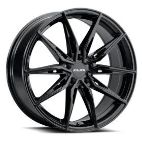 102a-1780g35-1n Kalon Wheels 102 Cypher 17x8.0 35 Gloss Black 5x115 Qty 1 102a-1780g35