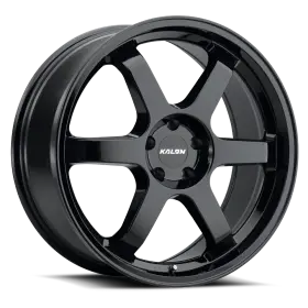106a-1775h35-4n Kalon Wheels 106 Suzuka 17x7.5 35 Gloss Black 5x120 Qty 4 106a-1775h35