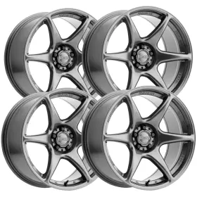 K11g-188523 Kansei 35 Set Of 4 K11g Tandem 18x8.5 5x108 35mm Gunmetal Wheels Rims 18 Inch