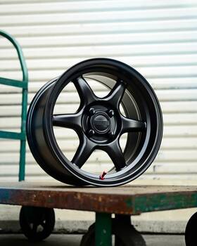 Kansei K11sb-157010 25 Tandem 15 Inch Rim 15x7 4x100 Offset 25 Satin Black Quantity Of 1