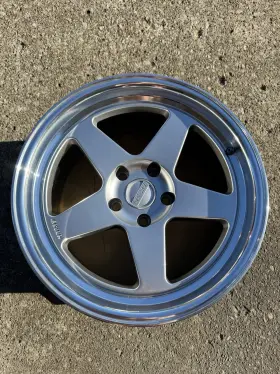 K12h-179012 Kansei 22 Knp 17x9 Wheel 5x114.30 Offset. Hyper Silver With Bright Machined Lip