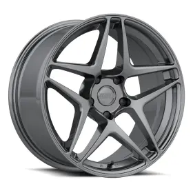 K15g-189516 Kansei 35-blem Mounted Wheel - Astro Rim 18x9.5 5x100 Offset 35 Gloss Gunmetal