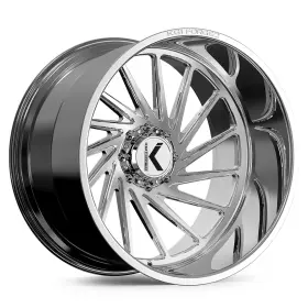 Kc047241488ps-l Kg1 Forged 24x14 Kc047 Tonic Polished Left Directional Wheel 8x180 -76mm
