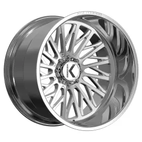 Kc054241487ps-r Kg1 Forged 24x14 Kc054 Glaze Polished Right Directional Wheel 8x170 -76mm