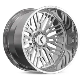Kc077241469ps Kg1 Set Of 4 New 24x14 Racks Forged Kc077 Polished Wheels 6x5.5 6x139.7 Chevy