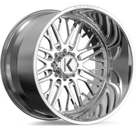 Kg1 Kf083261486ps 4x New 26x14 Clique Forged Kf083 Polished Wheels 8x6.5 Ram Chevy 8x165.1 Gmc