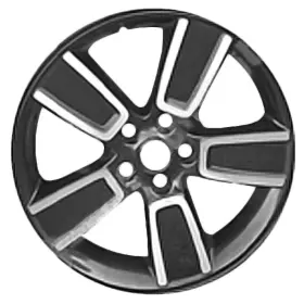 560-74618 Kia 196743085043 Refurbished 18x7 Machined Black Wheel Fits 2010-2011 Soul