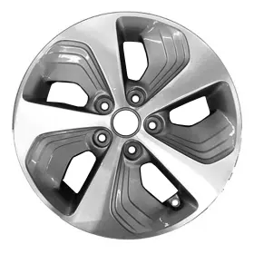 Kia 196743085593 16x6.5 Machined Medium Charcoal Metallic Wheel Fits 2014-2016 Optima