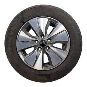 Kia 52910-a8110 2017-2019 Optima Hybird 16 Inch 5 Spoke Machined Alloy Rim Wheel Oem