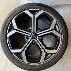 Kia 52910-at100 Niro Mk2 Black Diamond Cut 18 Inch Alloy Wheel Rim 52910at100 Genuine X1