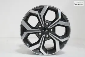 52910-m7300 Kia 2019-2021 Forte Wheel Rim 16 Inch 6.5jx16 Et50 Silver With Tpms And Center Cap Oem