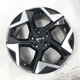 52910q5510 Kia 1 Wheel Rim For Seltos Like New Oem Machined Black