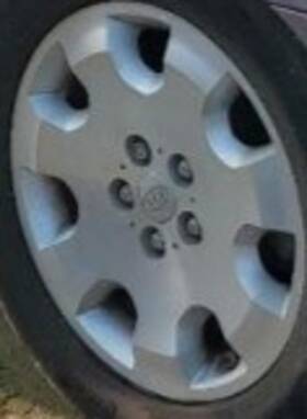 Kia 560-74588a 2008 Amanti Oe Wheel 17x6-1/2 7 Spoke Silver