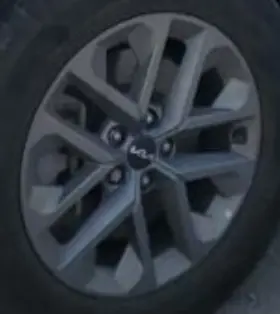 560-74702 Kia 2023-2025 Telluride 18x7.5 Inch Double 5 Spoke Gray Painted Wheel Rim Oem Lkq