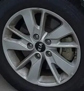 560-74729d Kia 2016 Optima Oe Wheel 16x6-1/2 Angled Spoke Excl. Tpms Silver