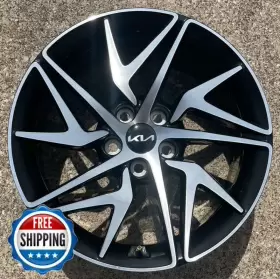 70677 Kia 74773 Stinger 2022 2023 Factory Oem Wheel 18 Inch Rim Black/machined #b 70677 Kia 74773 Stinger 2022 2023 Factory Oem Wheel 18 Inch Rim Black/machined #b