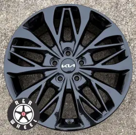 74837 Kia Seltos 2022 2023 Factory Oem Wheel 18 Inch Rim Gloss Black #r