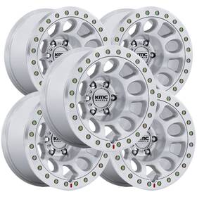 Kmc Km241dx17906012n Set Of 5 Km241 E25 Beadlock 17x9 6x5.5 Inch -12mm Machined Wheels Rims
