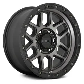 Km54478568400 Kmc Km544 Mesa Wheels 17x8.5 6x139.7 106.1 Black Rims Set Of 4