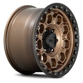 Km54579068612n Kmc 4-new 17 Inch Km545 Trek Wheels 17x9 6x5.5/6x139.7 -12 Bronze Black Rims 106.1