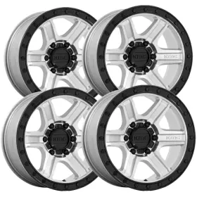 Km551db17856310n Kmc Set Of 4 Km551 Outrun 17x8.5 6x135 -10mm Machined/black Wheels Rims