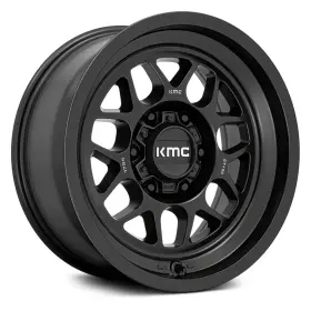 Km725mx17856300 Kmc Km725 Terra Wheels 17x8.5 6x135 87.1 Black Rims Set Of 4