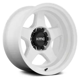 Km728wx17856818 Kmc Km728 Lobo Wheel 17x8.5 18 6x139.7 106.1 White Single Rim