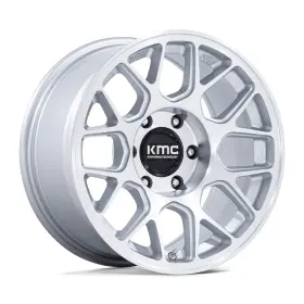 Km730sd17857725-1n Kmc Km730 Hatchet Flow Formed 17x8.5 25 Gloss Silver Wheel 6x120 Qty 1