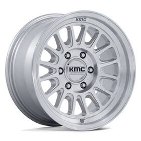 Kmc Km733sd17855000 Km733 Impact Fft Wheels 17x8.5 5x127 71.5 Silver Rims Set Of 4