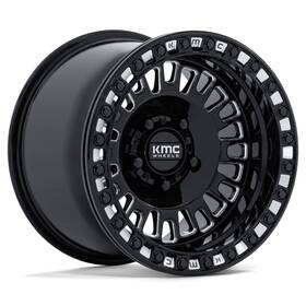 Kmc Ks242be15701238 K242 Aztec Beadlock 15x7 5x114.3 Offset 38 Gloss Black Milled Qty Of 4