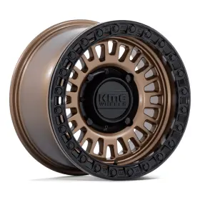Ks242zb15106u00 Kmc Utv K242 Aztec Beadlock 15x10 6x139.7 Et0 Bronze/ Black Ring Qty Of 1