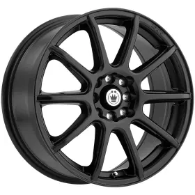 Cl77d04405 Konig Control 17x7 4x100/4x4.5 Inch 40mm Matte Black Wheel Rim 17