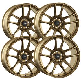 Konig Hl87514388 Set Of 4 Heliogram 17x8.5 5x4.5 Inch 38mm Bronze Wheels Rims 17