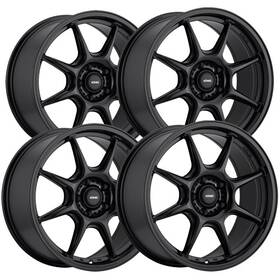 Konig Lk88520355 Set Of 4 Lockout 18x8.5 5x120 35mm Gloss Black Wheels Rims 18 Inch