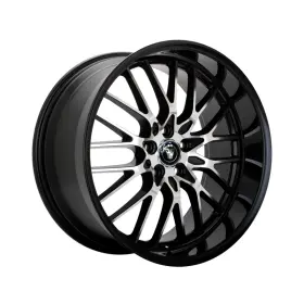 Rims-16mb-la78512455 Konig 1 16mb Lace 17x8 5x112 73.00 Hub 45 Offset Black Wheel Rim