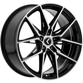 Kraze Kr196-9845bm40 Kr196 Evolve 19x8.5 5x112 40mm Black/machined Wheel Rim 19 Inch