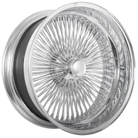 Ww096-2 La Wire 22x8 Inch Wheels Reverse 150-spoke Straight Lace Chrome Rims 1pc Ww096-2 La Wire 22x8 Inch Wheels Reverse 150-spoke Straight Lace Chrome Rims 1pc