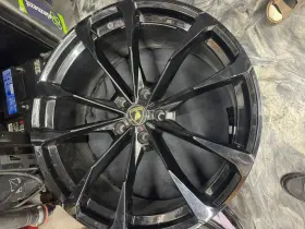 4ml601025bb Lamborghini Urus Wheels Rims Oem Set 4 Stock Factory 23 Inch Black
