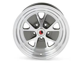 Legendary Wheels Lw20-70754b Styled - 17 X 7 Inch 5 4.5 4.25 Bs Charcoal/machined