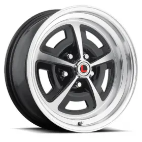 Lw50-60857a Legendary Wheels Lw50 16x8 5x120.65 Et0.00 Gloss Black / Machined Qty Of 1