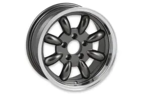 Lw80-50754b Legendary Wheels T/a 8-spoke - 15 X 7 Inch 5 4.5 4.25 Bs Charcoal