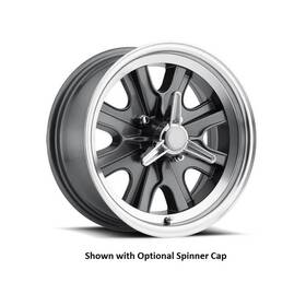 Legendary Wheels Lw90-50744b Hb44 - 15x7 4x4.5 4.25 Bs Charcoal/machined